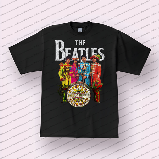 The Beatles Distressed Graphic Tee