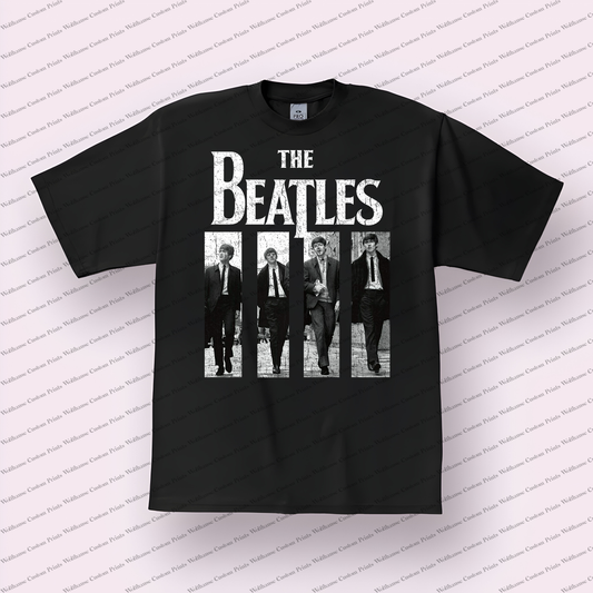 The Beatles Distressed Graphic Tee