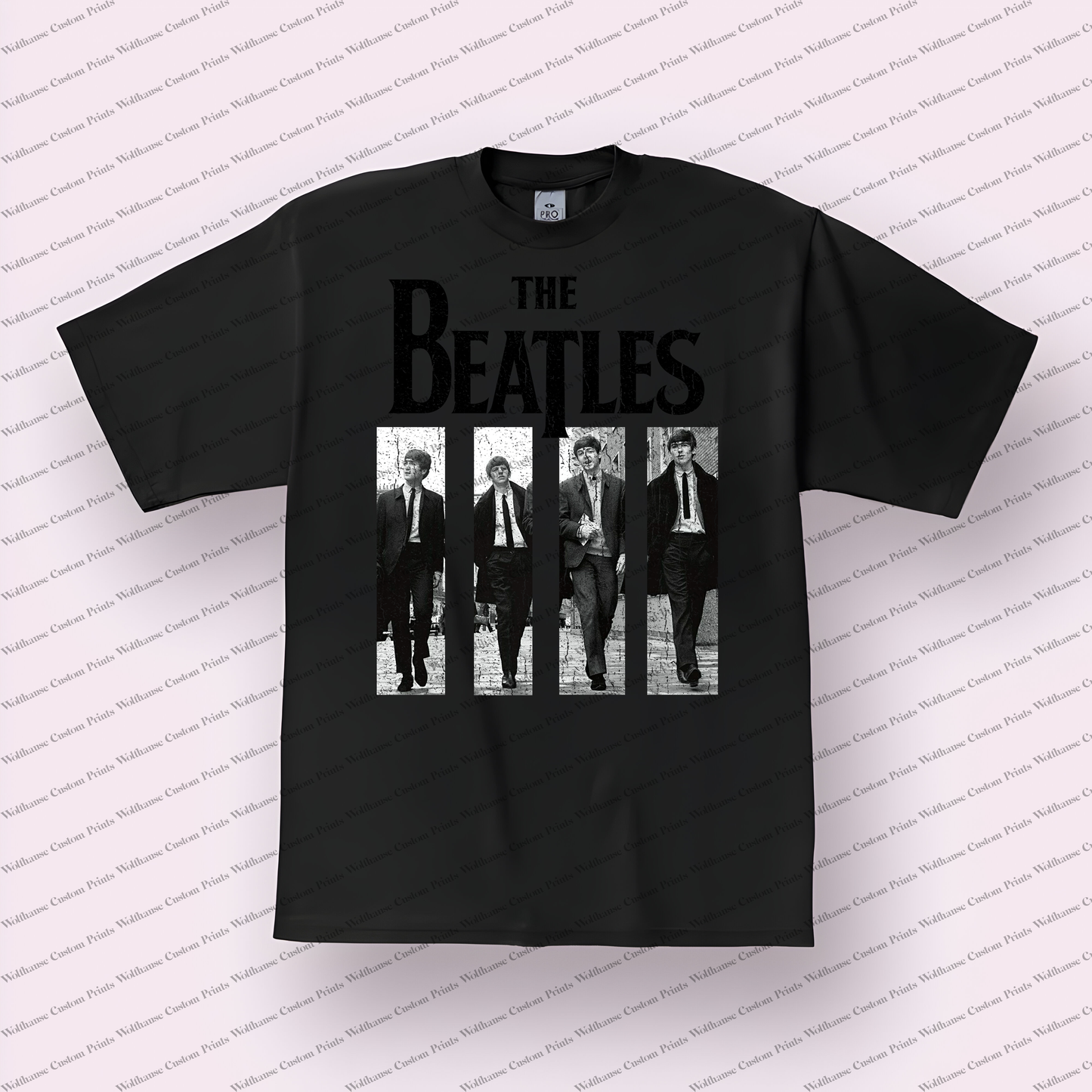 The Beatles Distressed Graphic Tee