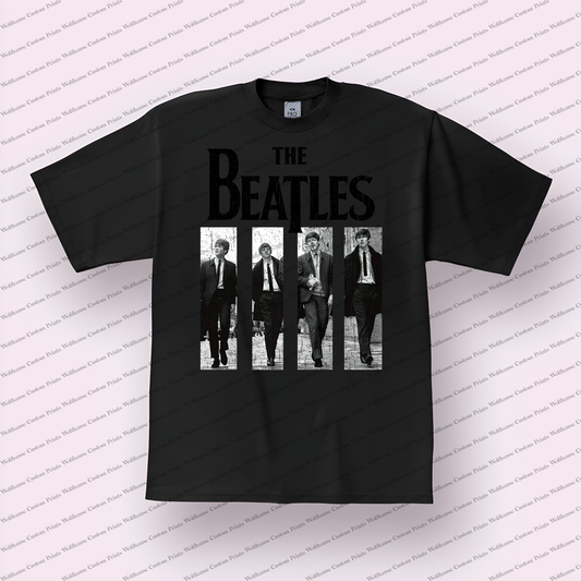 The Beatles Distressed Graphic Tee