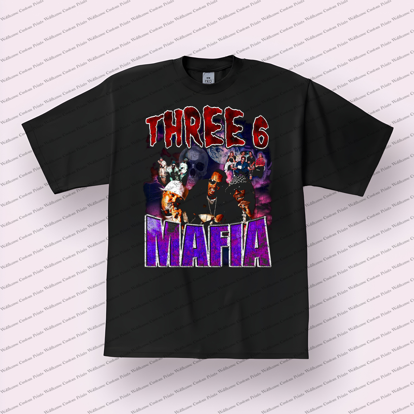 Three 6 Mafia Distressed Graphic Tee