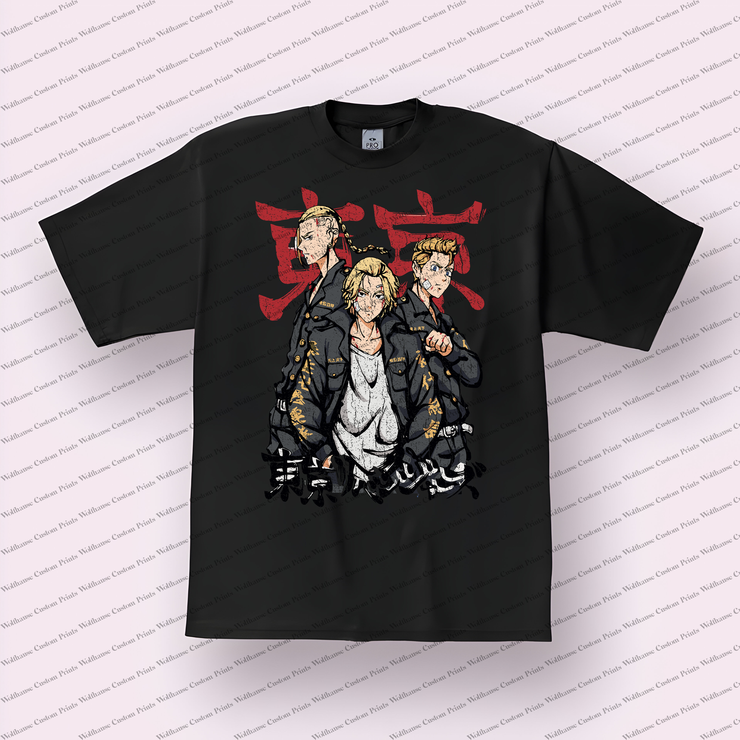 Tokyo Revengers Distressed Design Graphic Tee