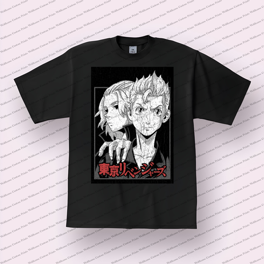 Tokyo Revengers Distressed Design Graphic Tee