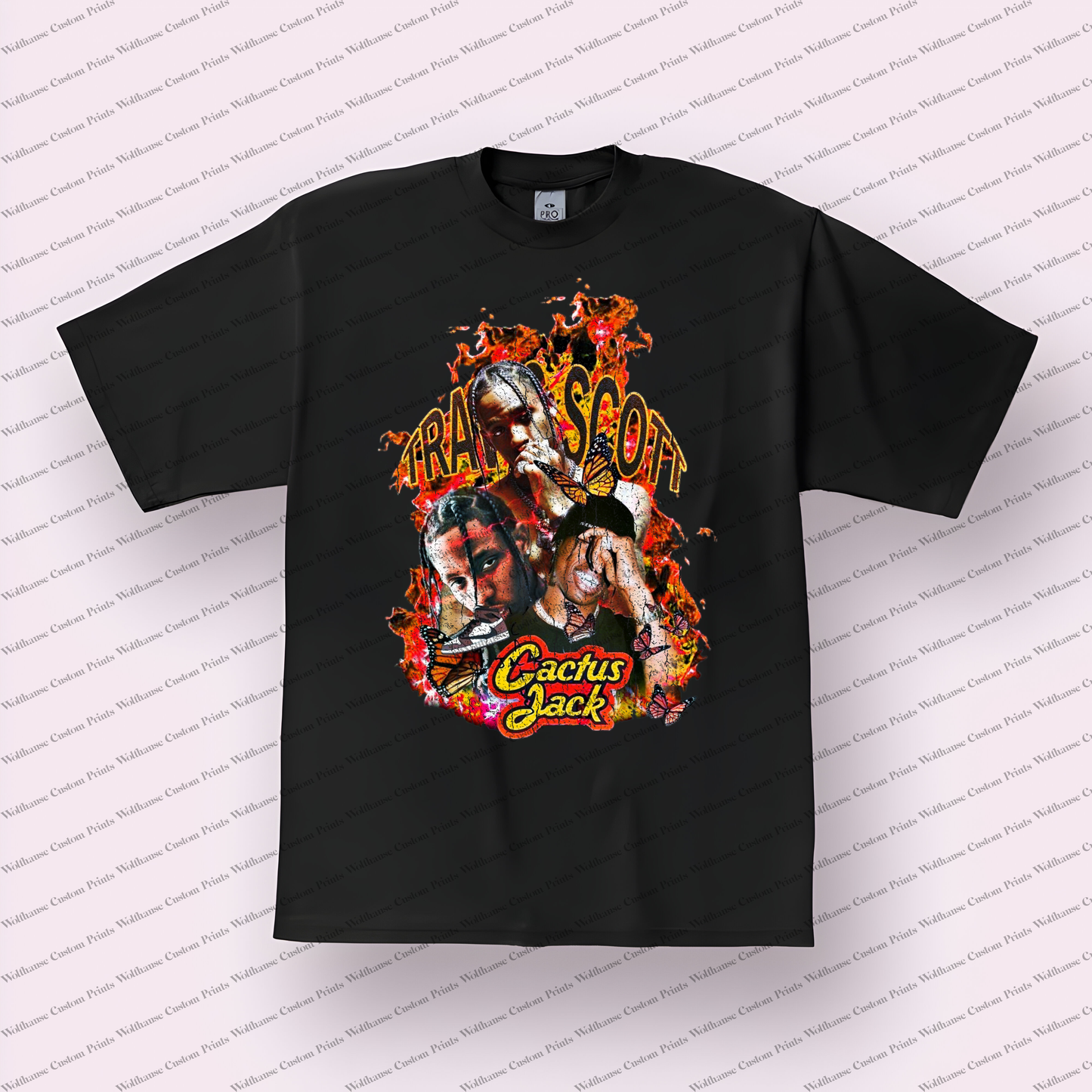Travis Scott Distressed Graphic Tee