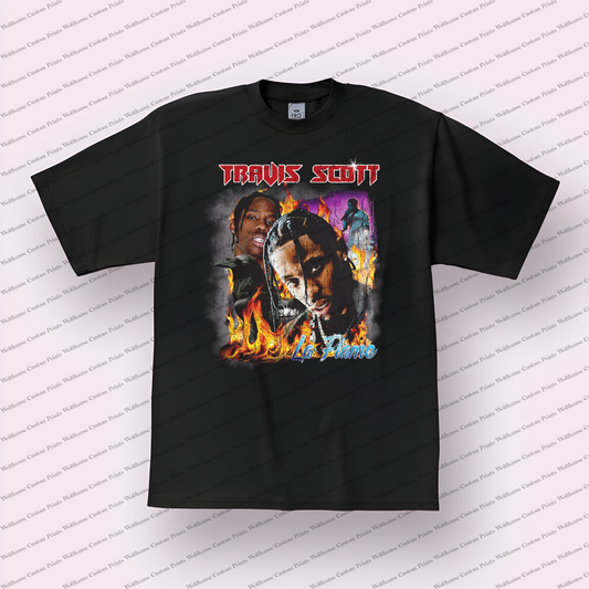 Travis Scott Distressed Graphic Tee