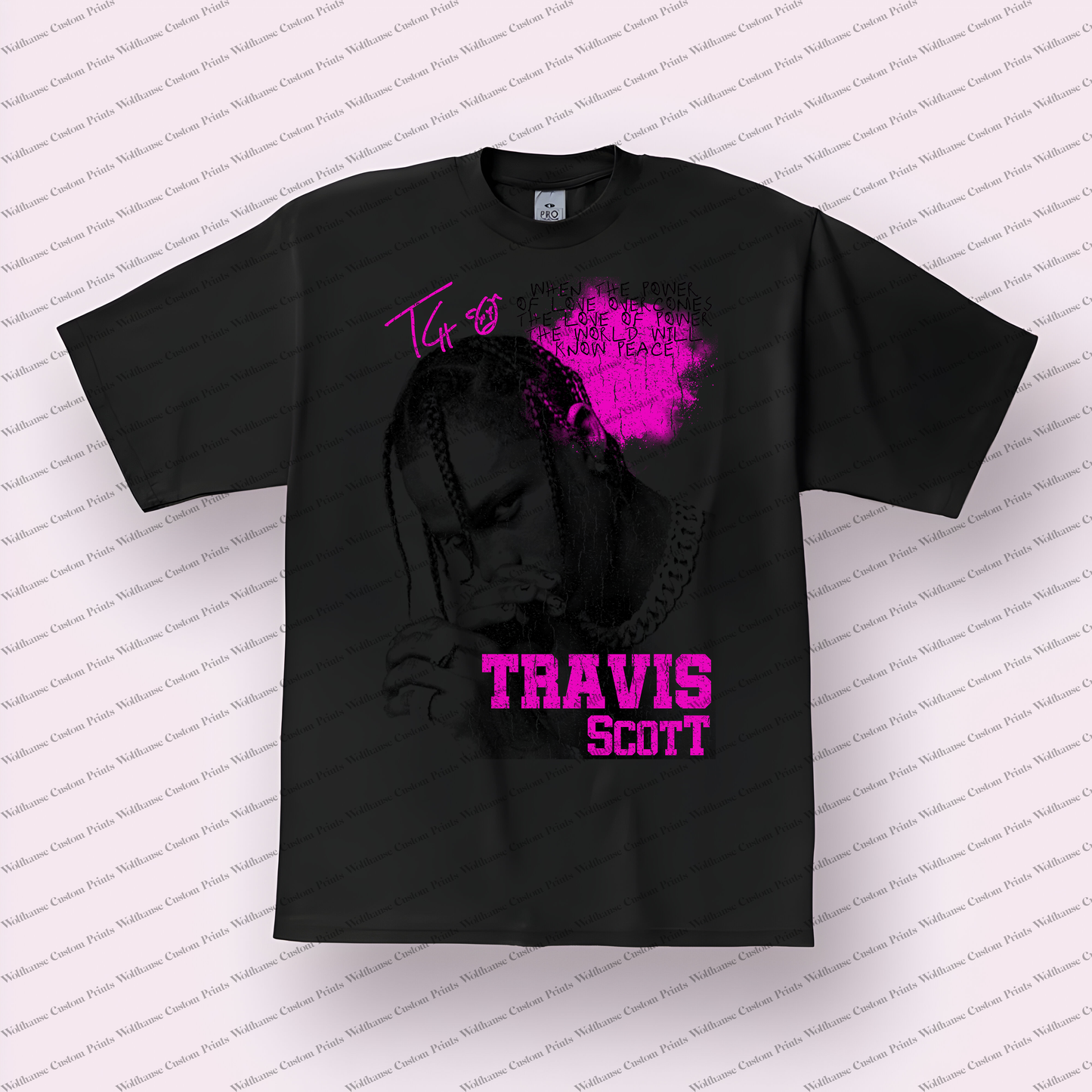 Travis Scott Distressed Graphic Tee