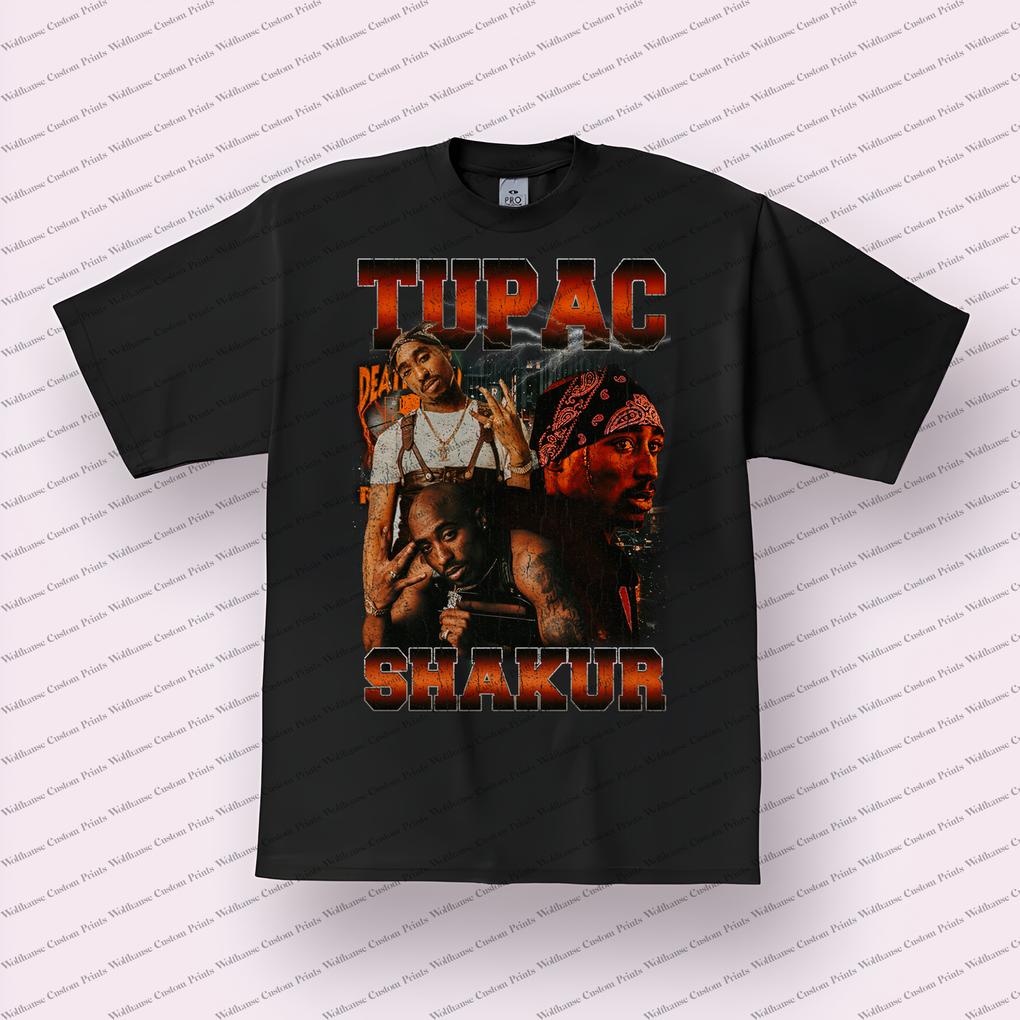 Tupac Distressed Graphic Tee