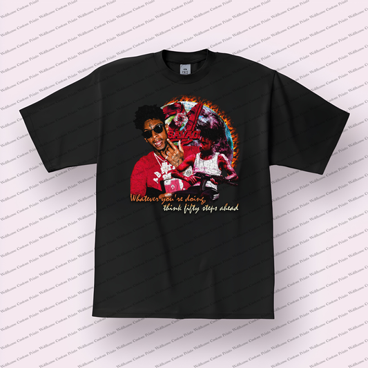 21 Savage Distressed Graphic Tee