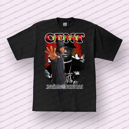 50 Cent Distressed Graphic Tee