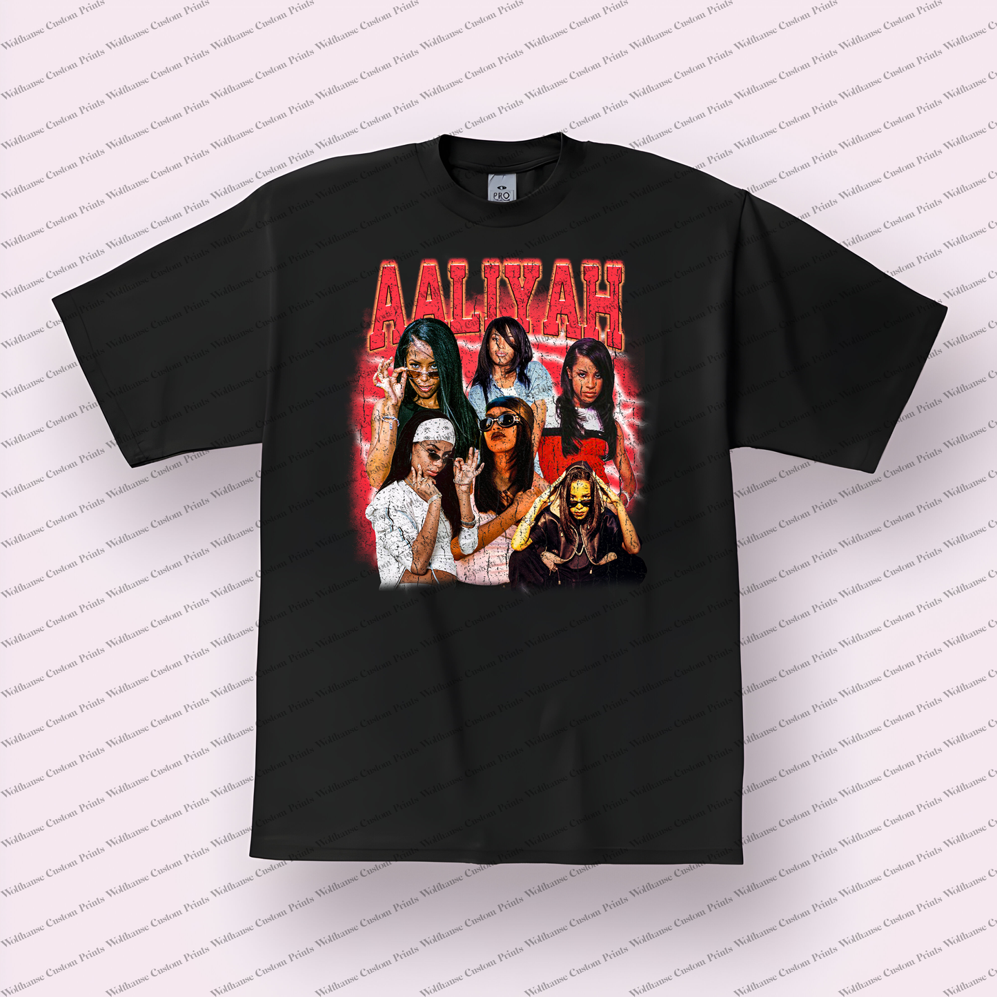 Aaliyah Distressed Graphic Tee