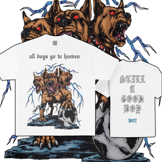 Tacet All Dogs White Tee