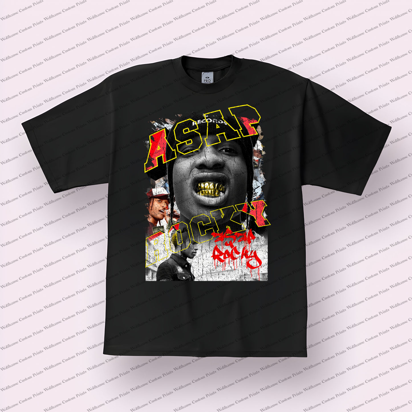 Asap Rocky Distressed Graphic Tee