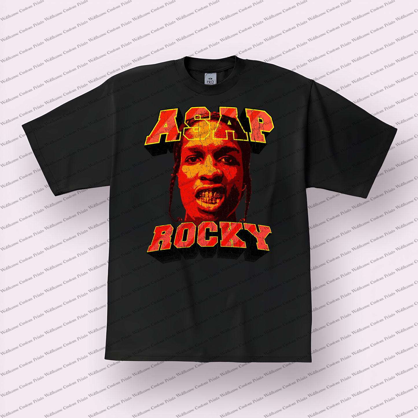 Asap Rocky Distressed Graphic Tee