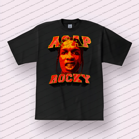 Asap Rocky Distressed Graphic Tee