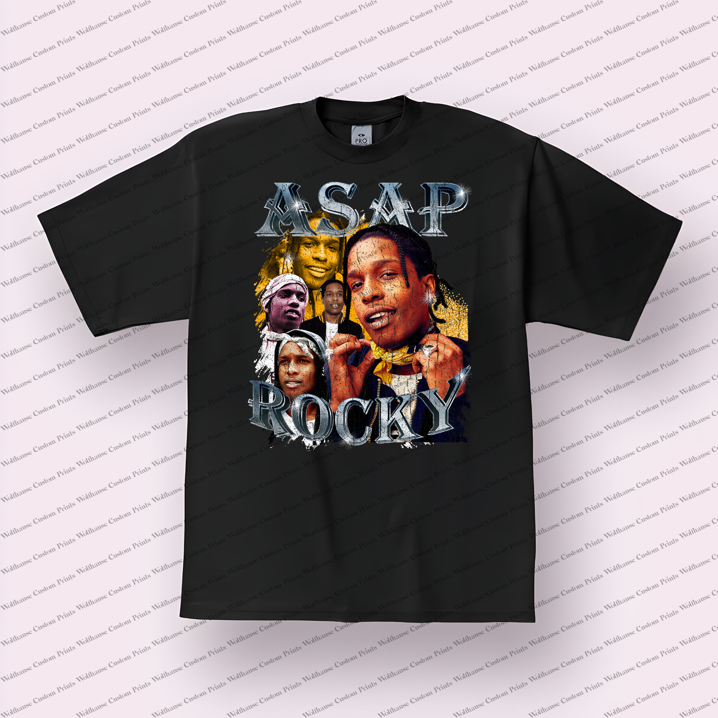 Asap Rocky Distressed Graphic Tee