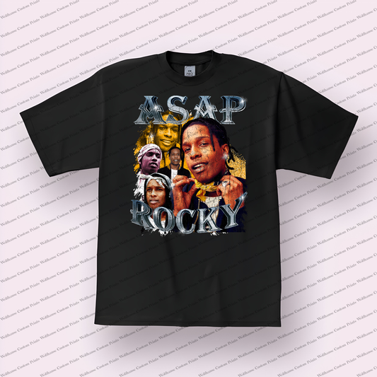 Asap Rocky Distressed Graphic Tee