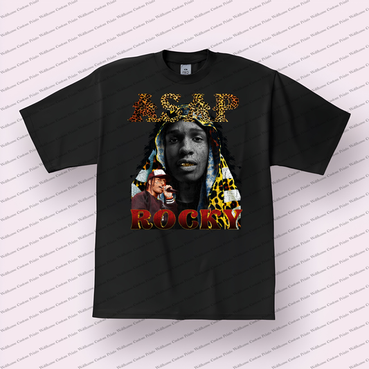 Asap Rocky Distressed Graphic Tee