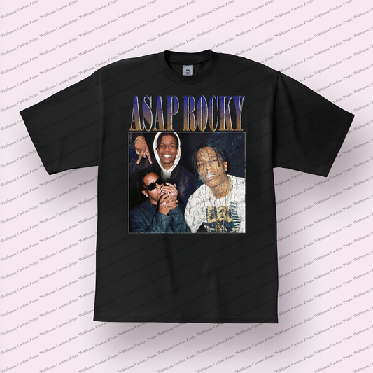 Asap Rocky Distressed Graphic Tee