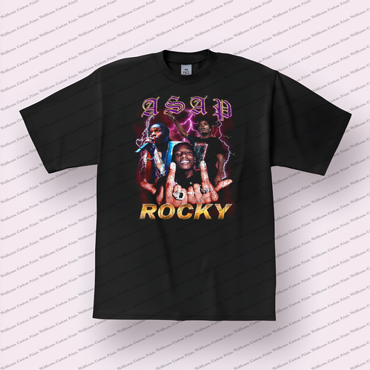 Asap Rocky Distressed Graphic Tee