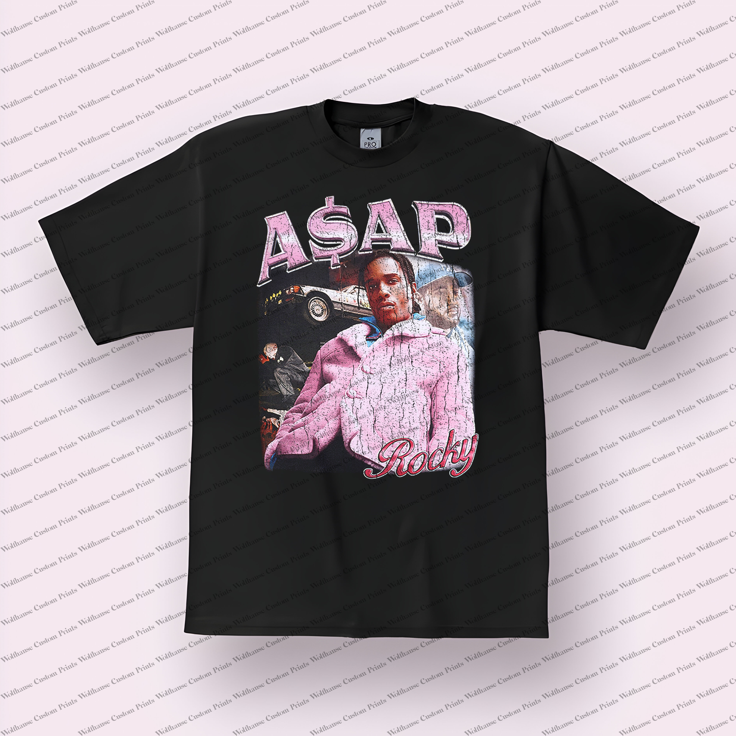 Asap Rocky Distressed Graphic Tee