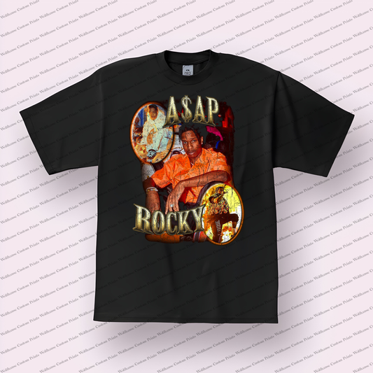 Asap Rocky Distressed Graphic Tee