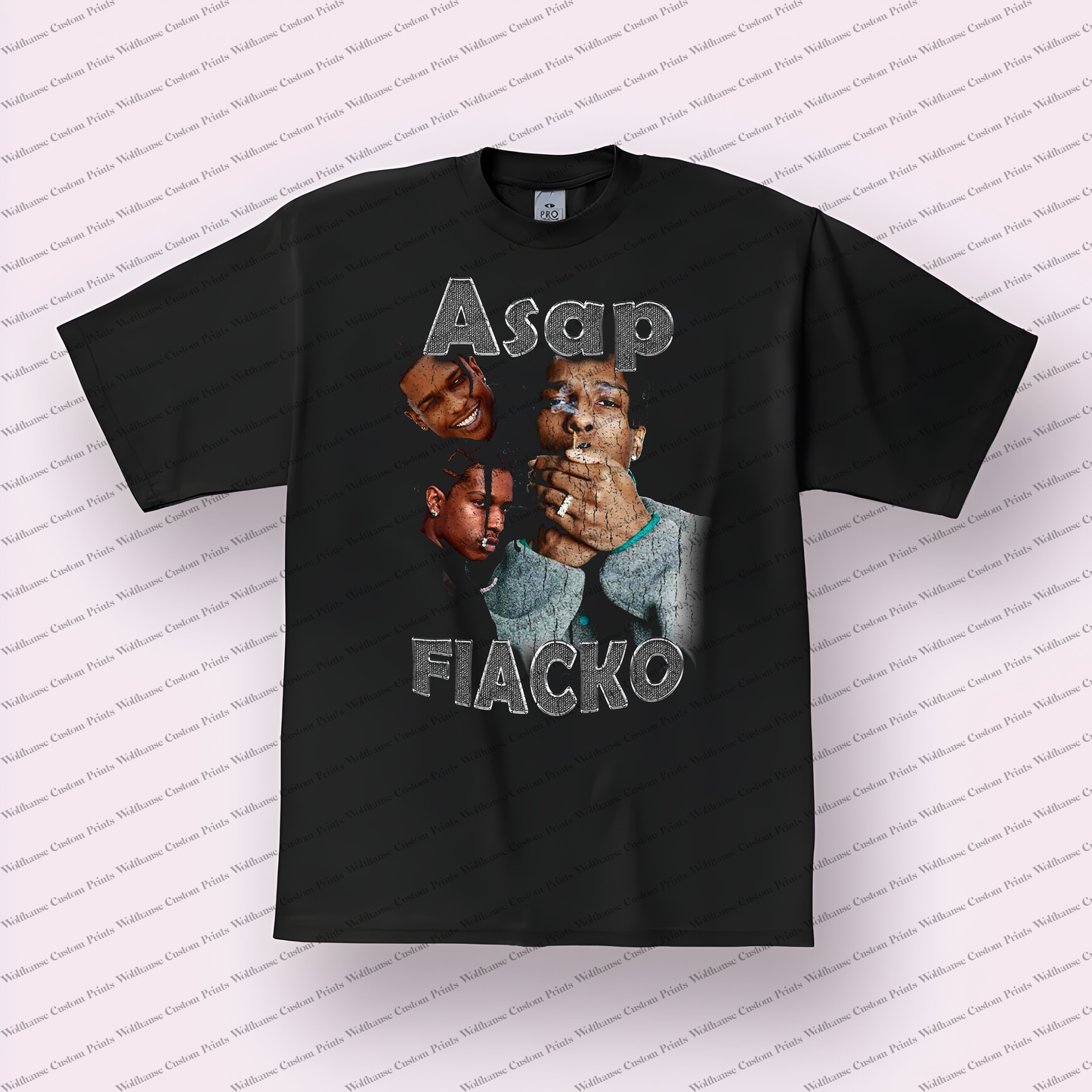 Asap Rocky Distressed Graphic Tee
