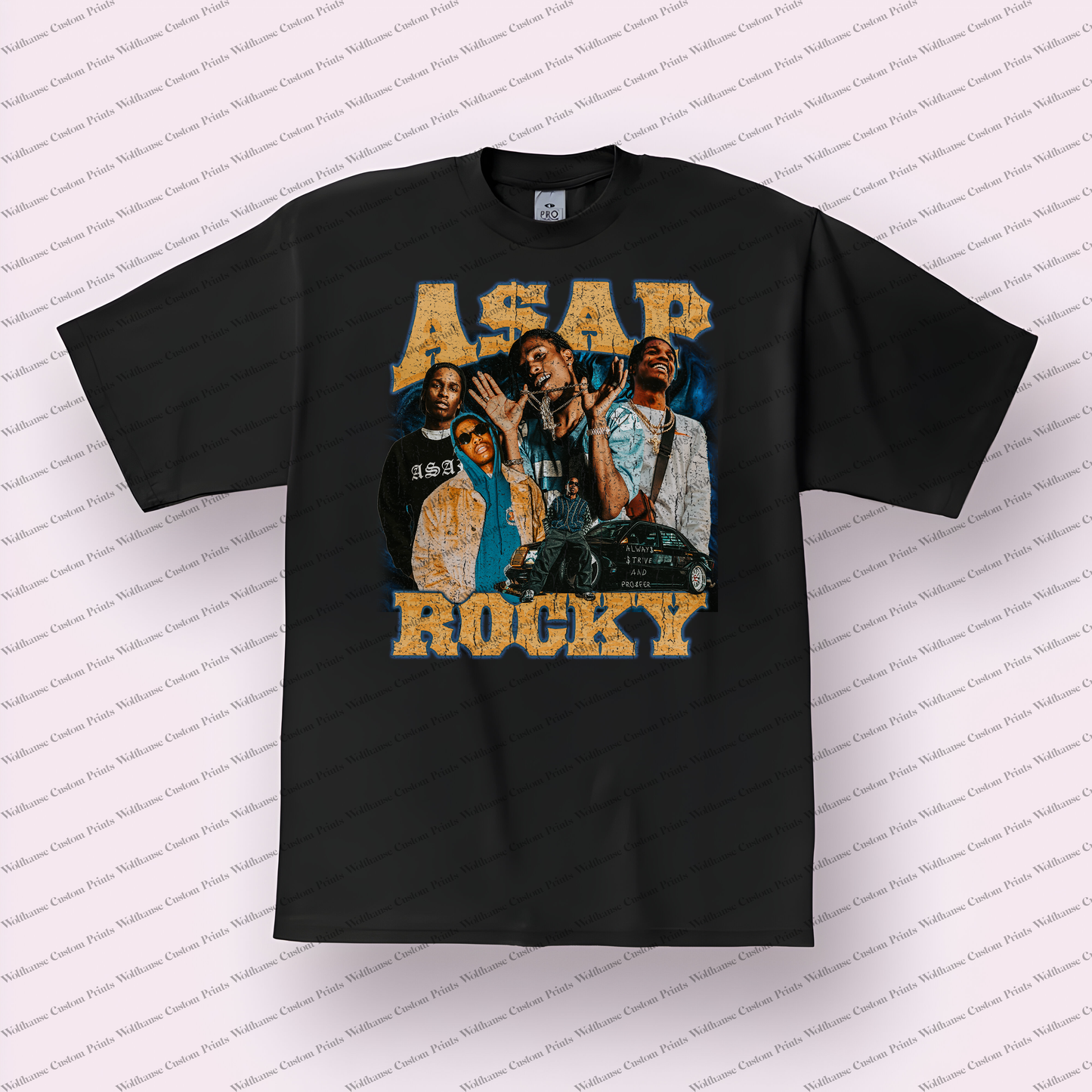 Asap Rocky Distressed Graphic Tee
