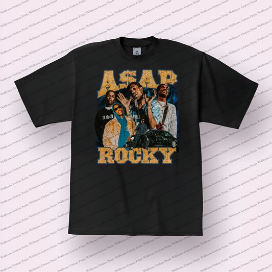 Asap Rocky Distressed Graphic Tee