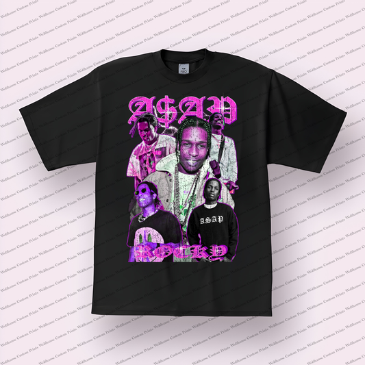 Asap Rocky Distressed Graphic Tee