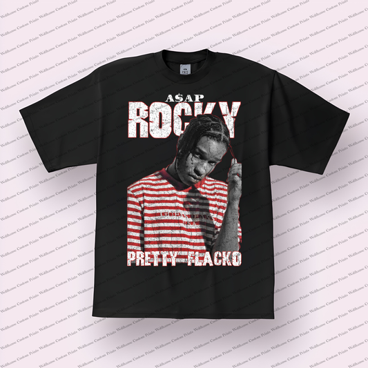 Asap Rocky Distressed Graphic Tee