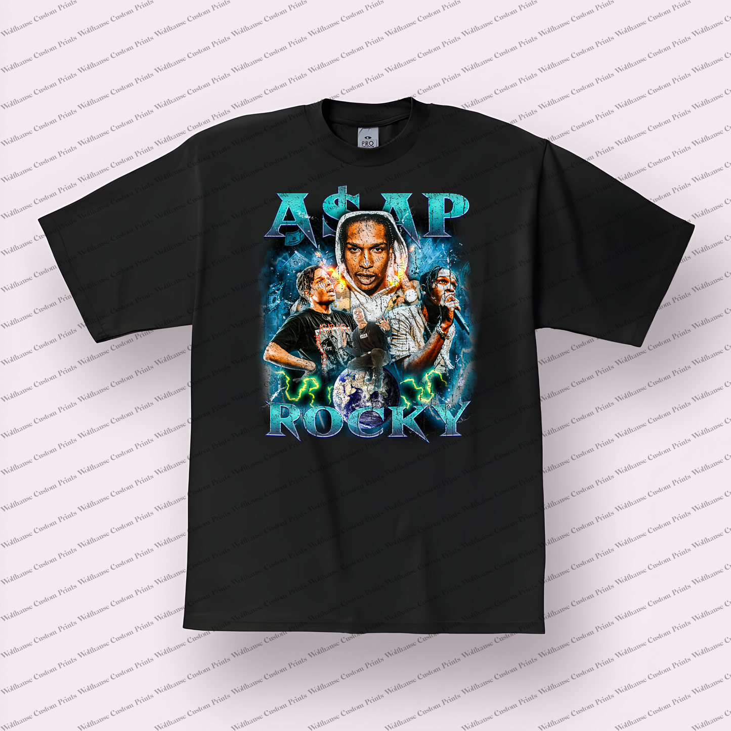Asap Rocky Distressed Graphic Tee