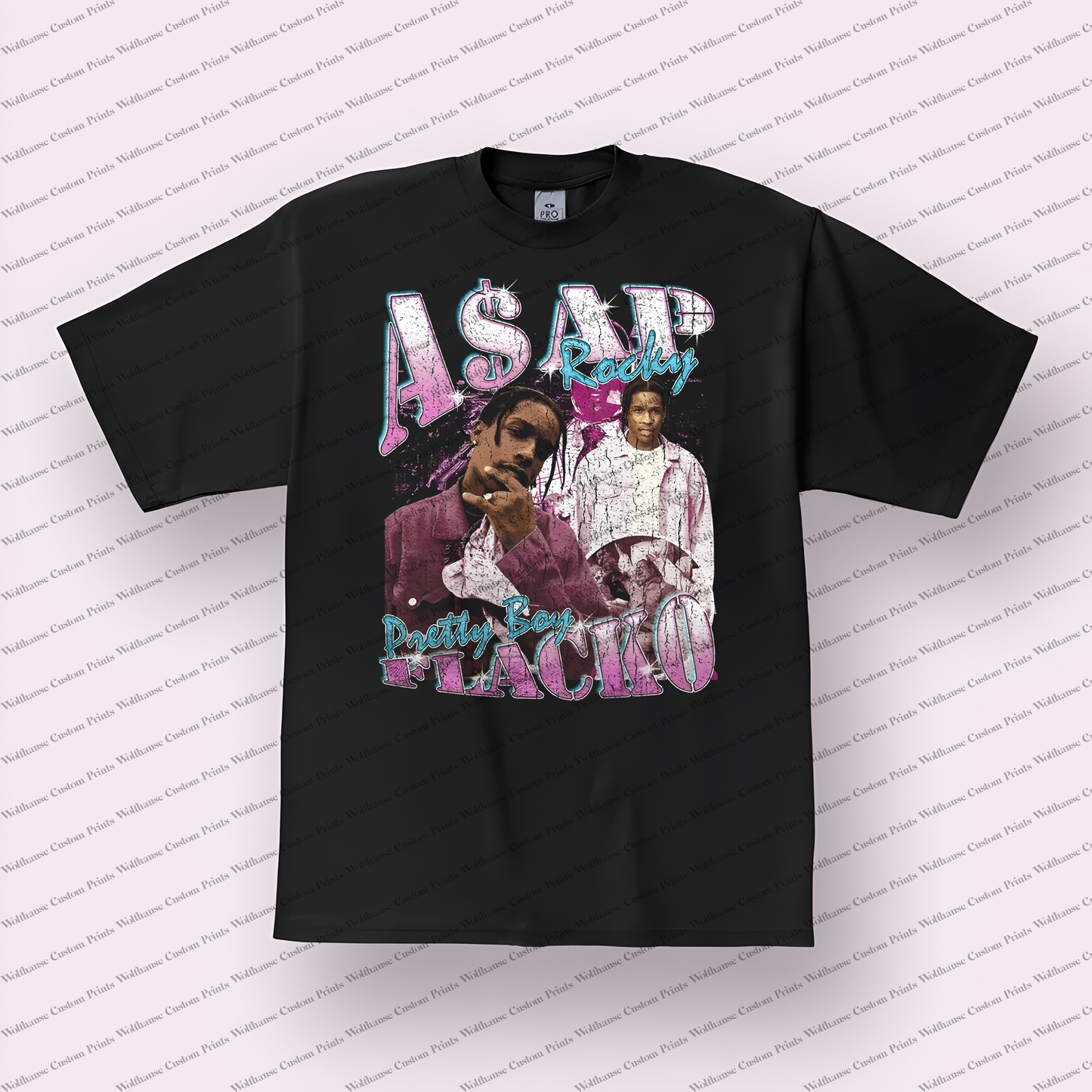 Asap Rocky Distressed Graphic Tee