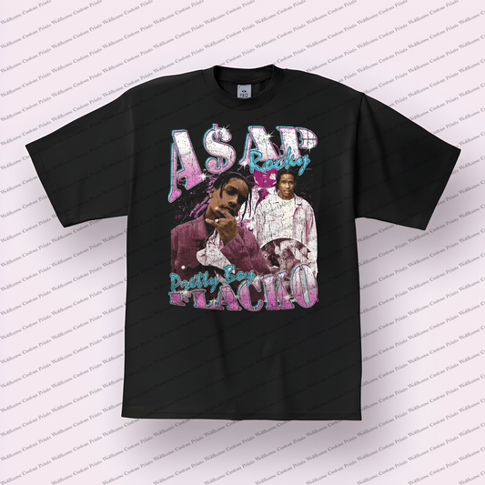 Asap Rocky Distressed Graphic Tee