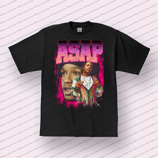 Asap Rocky Distressed Graphic Tee
