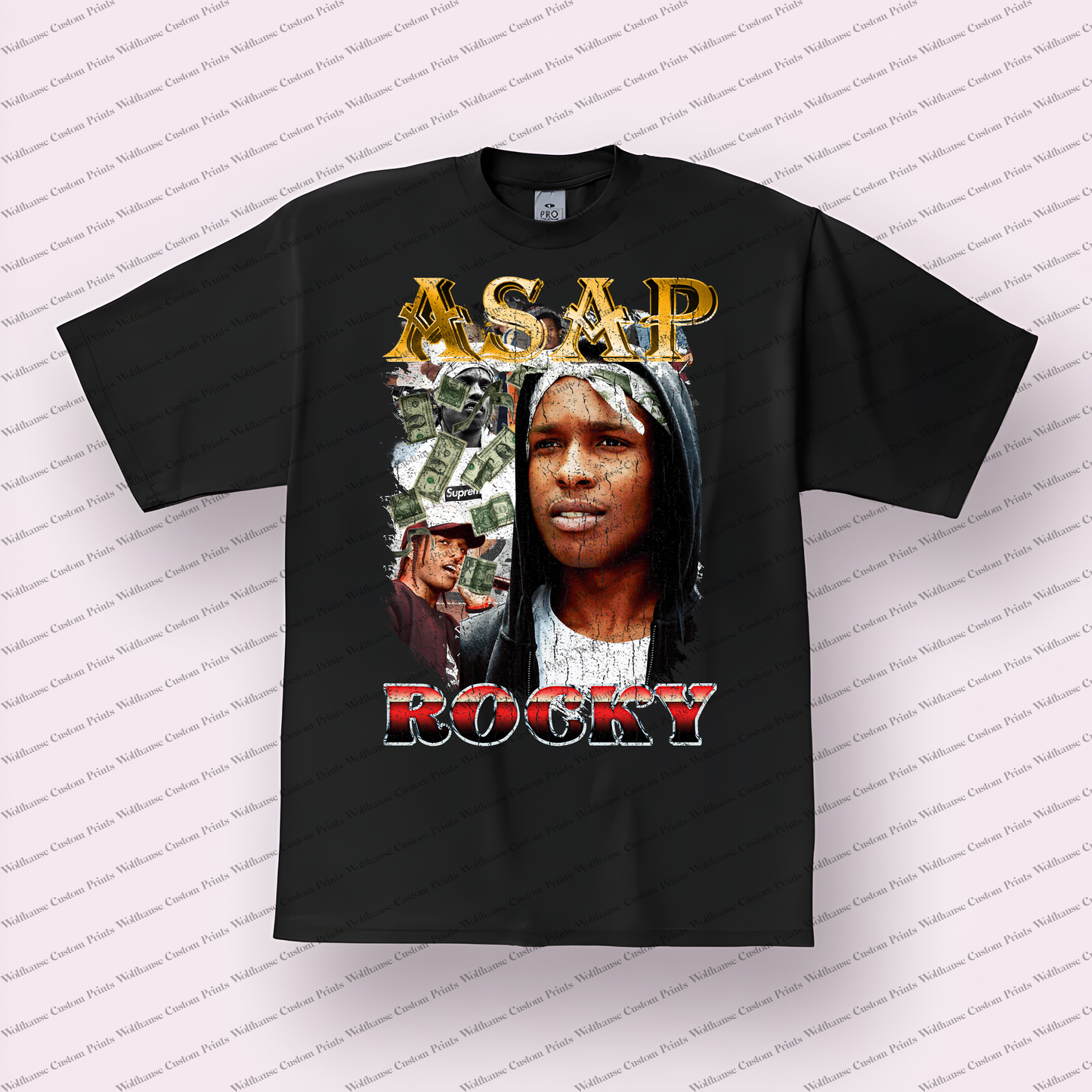 Asap Rocky Distressed Graphic Tee