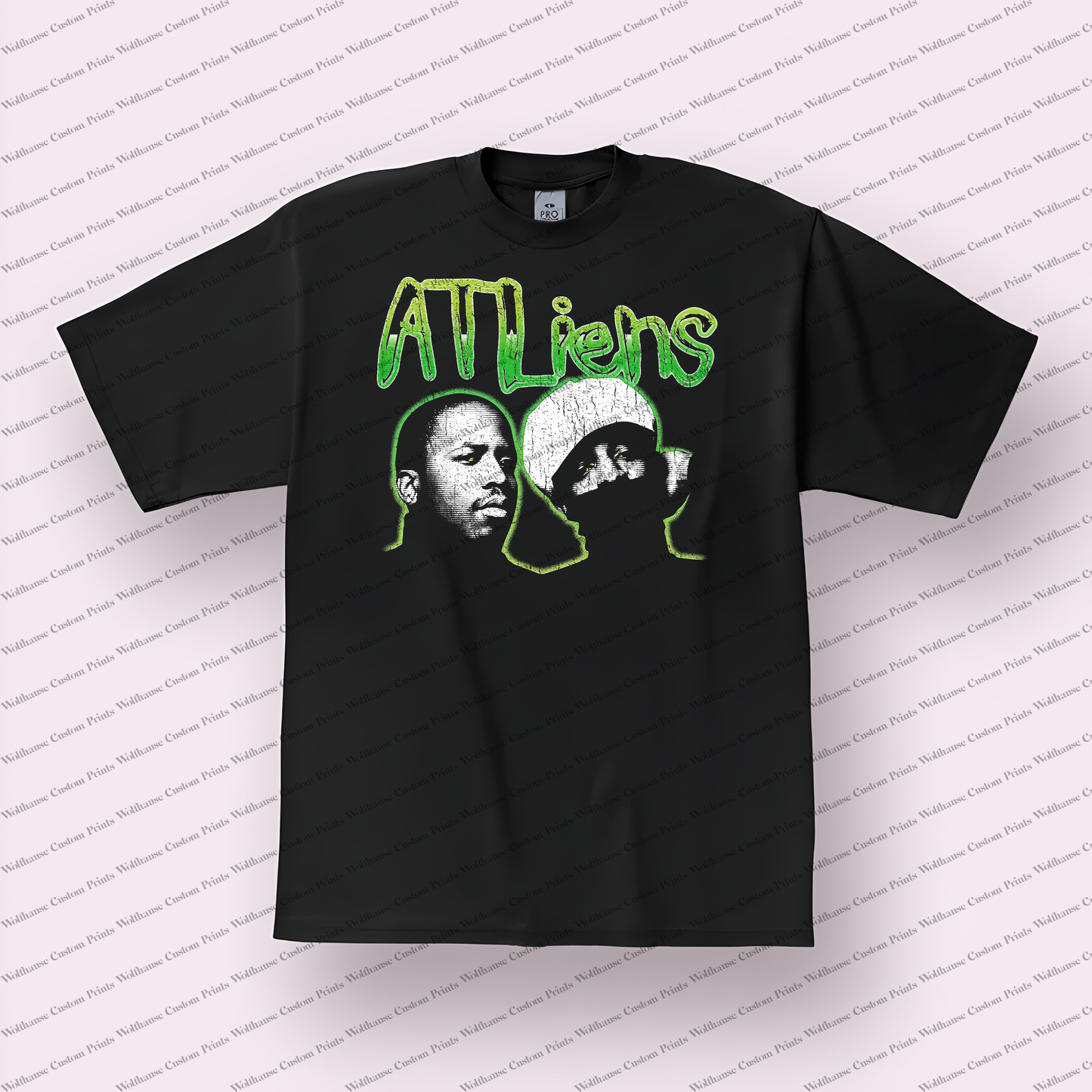 Atliens Distressed Graphic Tee