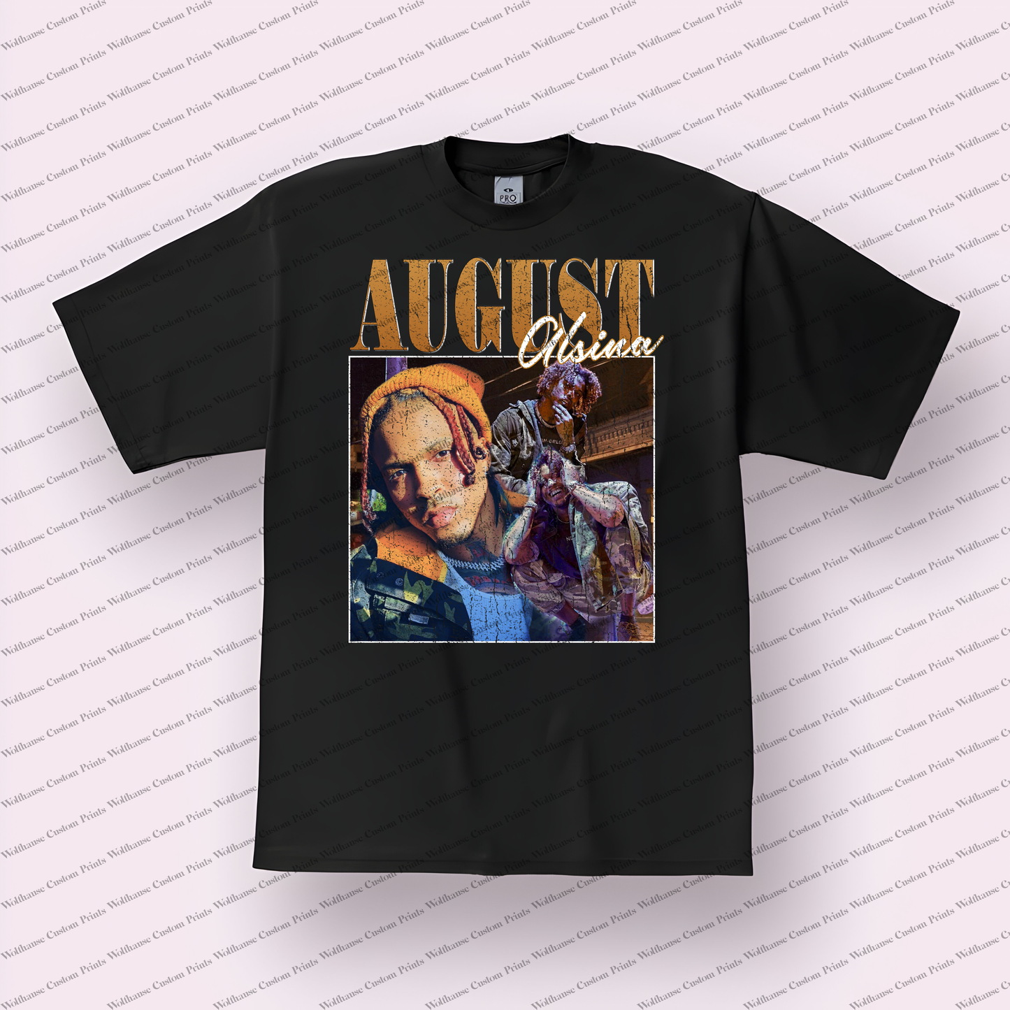 August Alsina Distressed Graphic Tee
