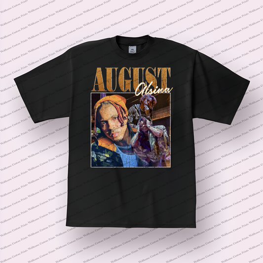 August Alsina Distressed Graphic Tee