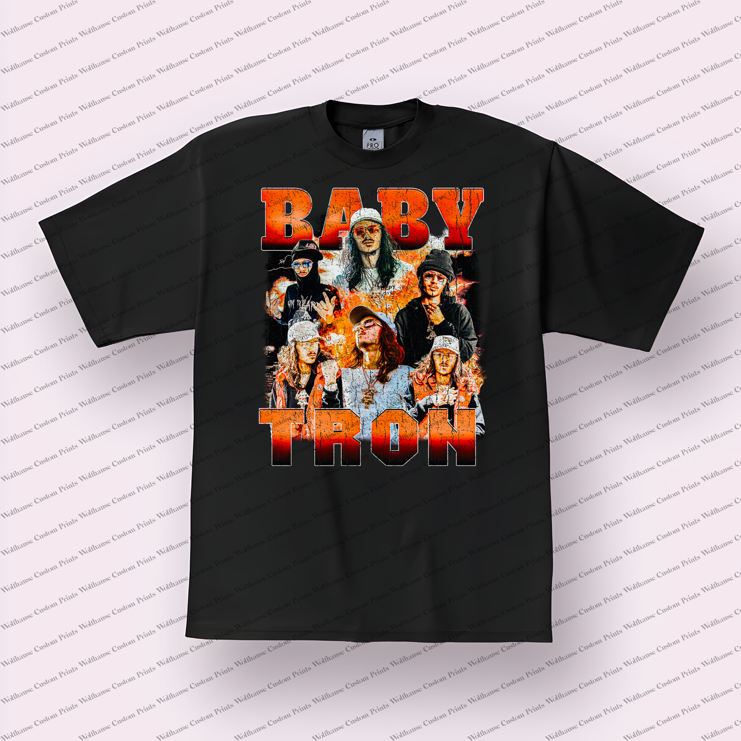 Baby Tron Distressed Graphic Tee