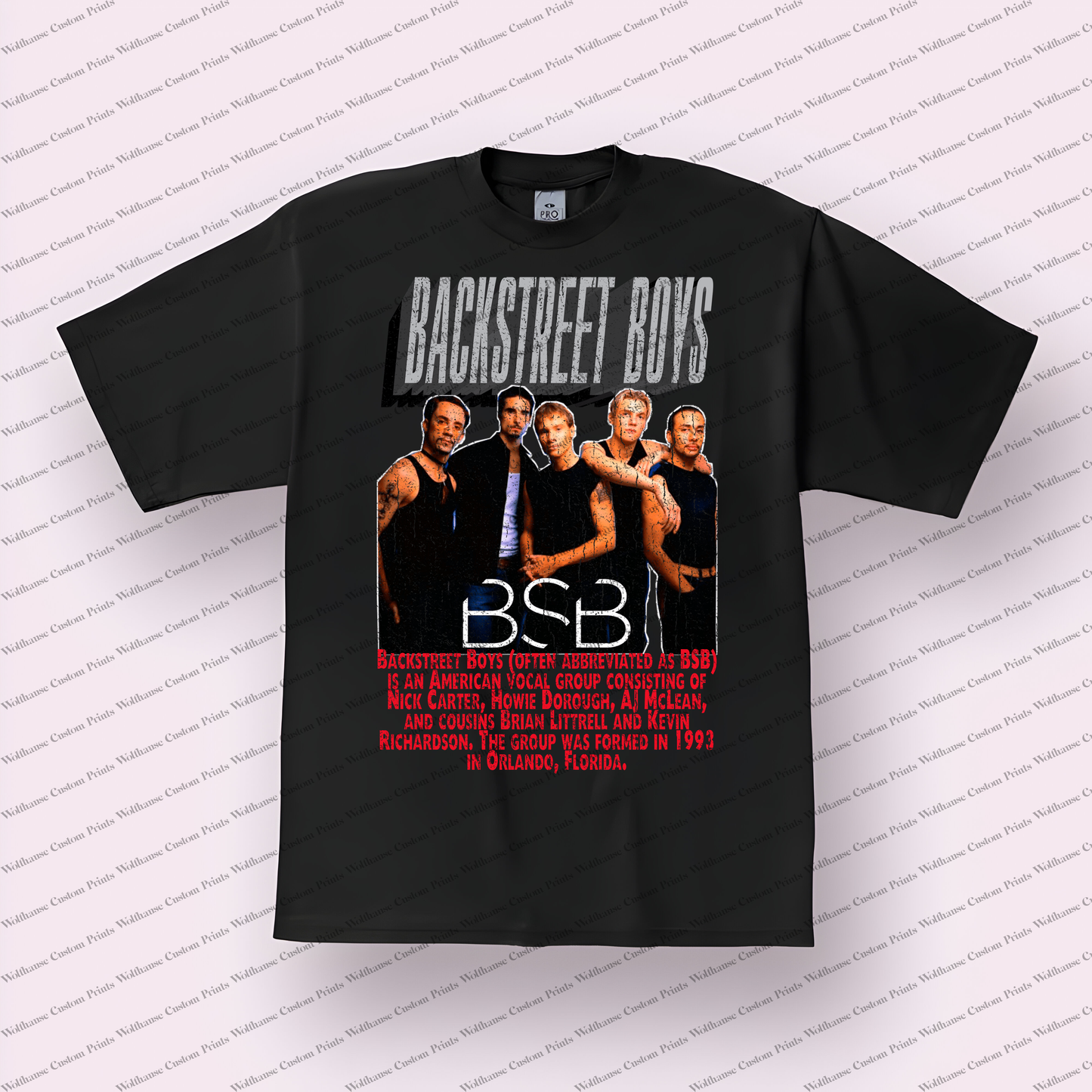 Backstreet Boys Distressed Graphic Tee