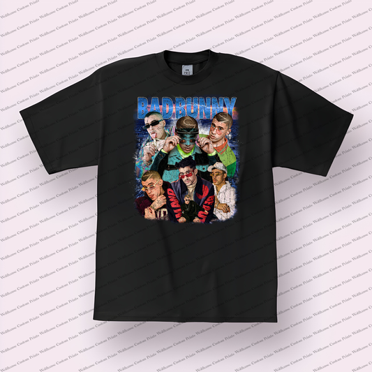 Bad Bunny Distressed Graphic Tee