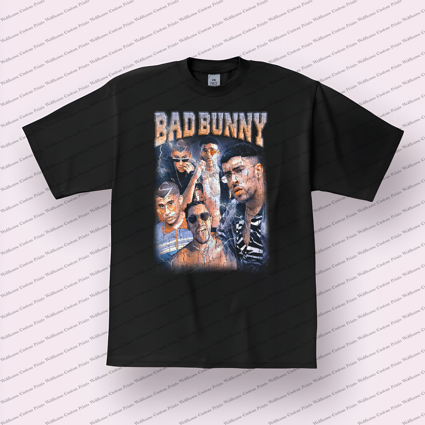 Bad Bunny Distressed Graphic Tee