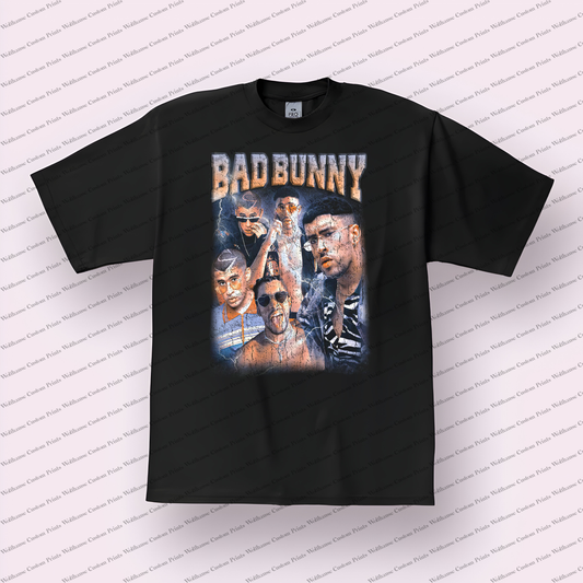 Bad Bunny Distressed Graphic Tee