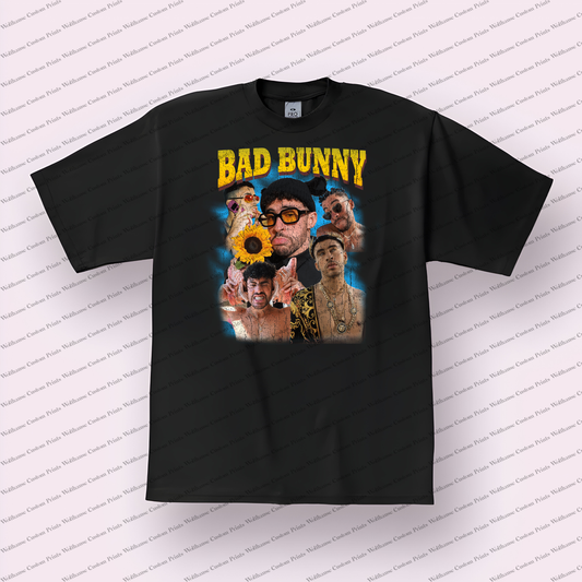 Bad Bunny Distressed Graphic Tee
