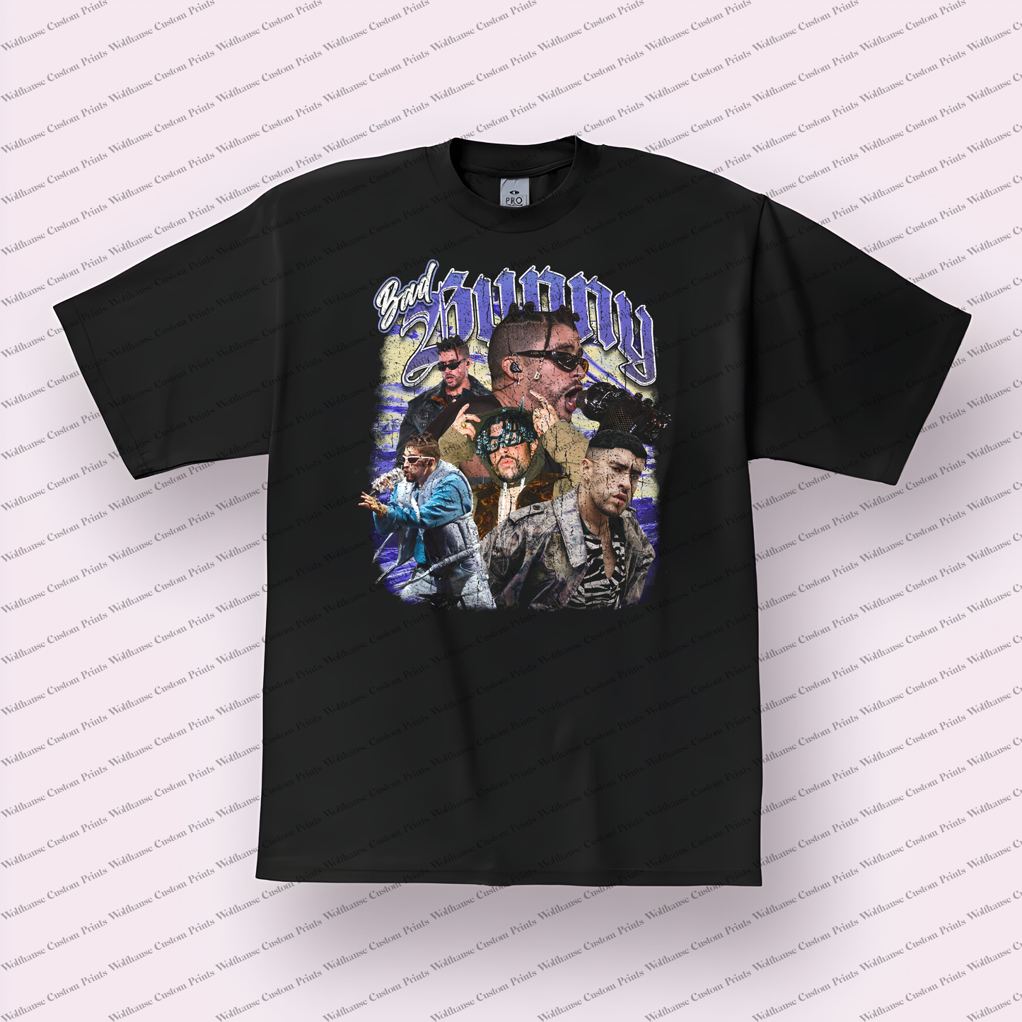 Bad Bunny Distressed Graphic Tee
