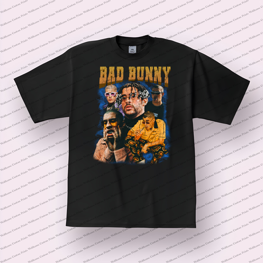 Bad Bunny Distressed Graphic Tee