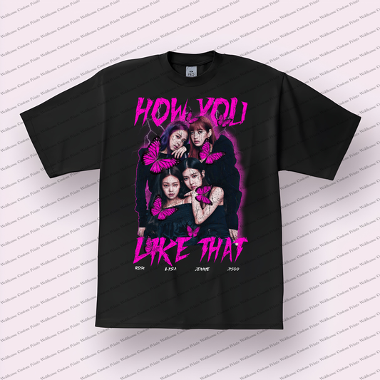 Blackpink Distressed Graphic Tee