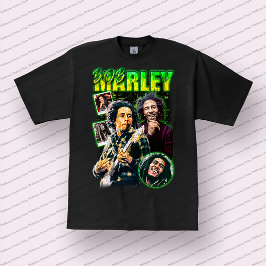 Bob Marley Distressed Graphic Tee