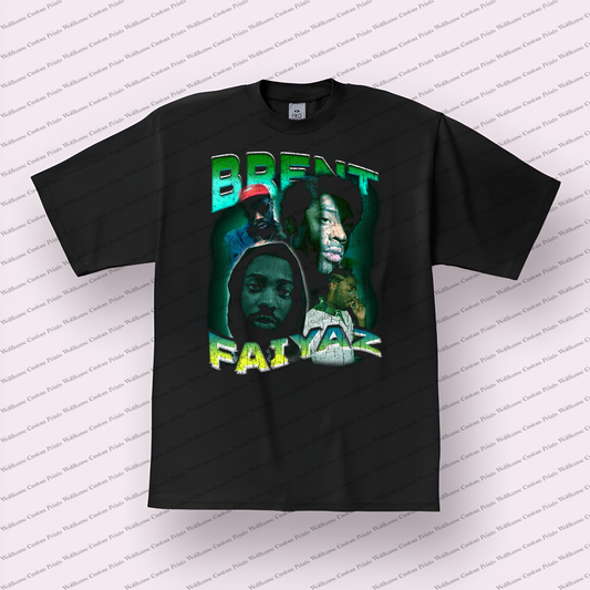 Brent Faiyaz Distressed Graphic Tee