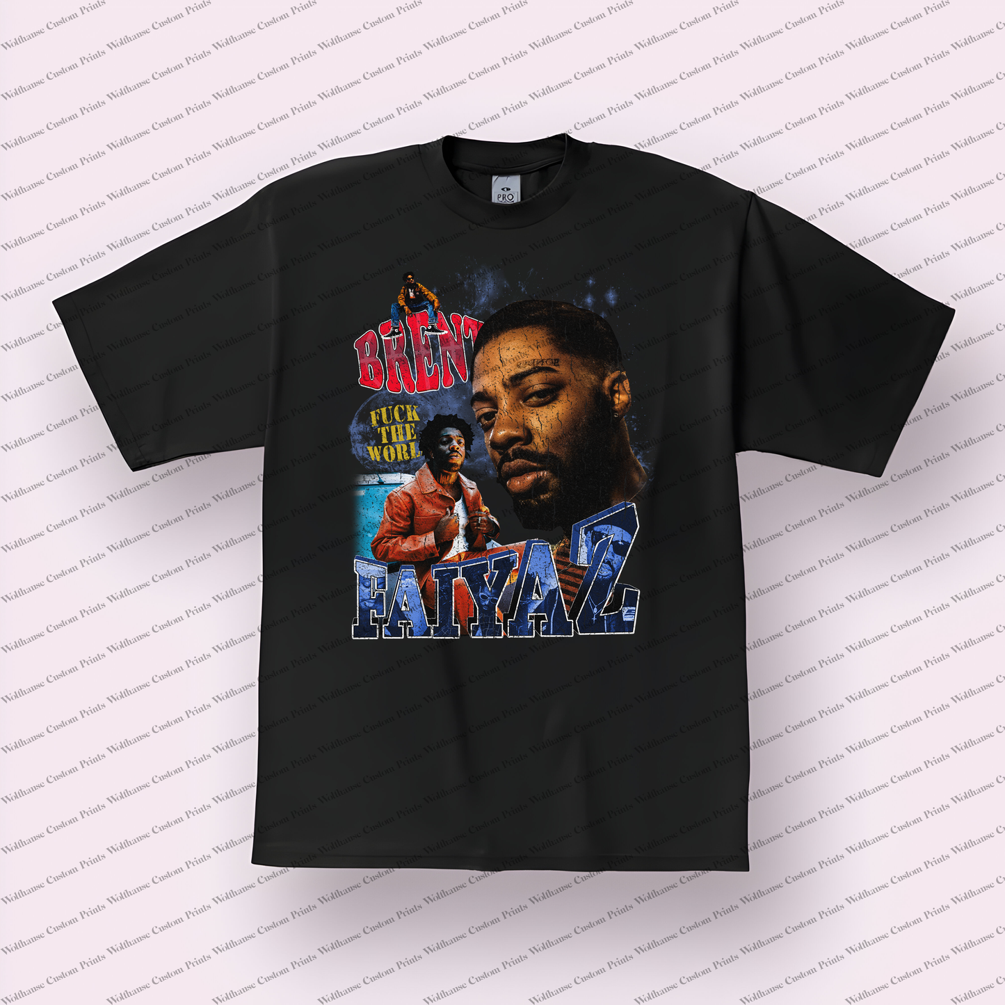 Brent Faiyaz Distressed Graphic Tee
